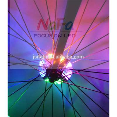 led bicycle wheel hub light, bike wheel light, colorful wheel light