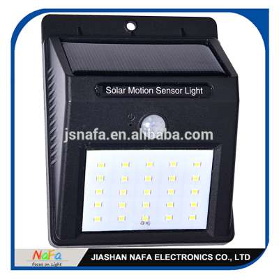 Super Bright 25 LED Waterproof Garden Solar Motion Sensor Lights/ Hotsell Outdoor Solar Lighting